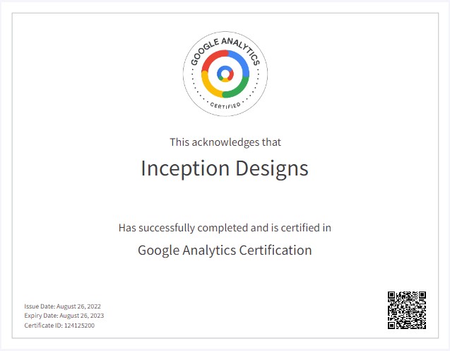 image of Google Analytics certification for 2023